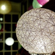 【日式和風】手工編織球燈罩