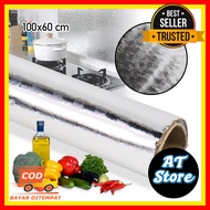 WATERPROOF, Oil-Resistant Aluminum FOIL WALLPAPER
