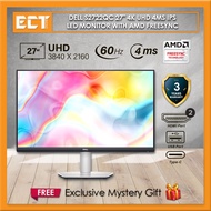 Dell Plus S2725QC S2722QC S3225QC 27" 32" 4K UHD 3840 x 2160 4MS 120Hz IPS LED Monitor with AMD Free