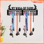 [Flourish] Medal Hanger Wall Mounted Easy to Install Award Ribbon Organizer Shelf Display Rack for S