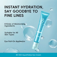 QUIYUM 8X H2O AquaVitalize Eye Cream 20g Roller Ball Design Reduce Fine Lines Intense Hydration
