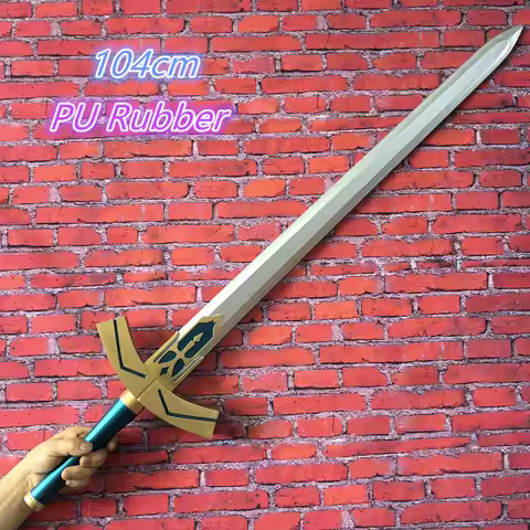 1:1 Fate Stay Night Sword Cosplay Home Decor Black Holy Sword Saber Sword big Prop Model Gift Rubber