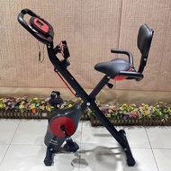 ST&amp;💘Leyikang Foldable Mini Magnetic Bike Home Magnetic Control Fitness Spinning Pedal Bicycle Aerobic Fitness Equipment