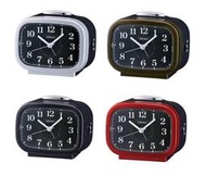 SEIKO ALARM CLOCK 精工橢方夜光夜燈鈴鐺聲滑動式秒針靜音鬧鐘4款 型號：QHK060【神梭鐘錶】