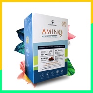 Amino9 Superfood Protein (15 Sachets) – Campuran Whey & Pea, MCT Oil, Ekstrak Kurma | Sesuai Gym & D