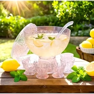 Desert Bowl With 6 Serving Cups&Scoop/Bekas Dessert Cocktail.