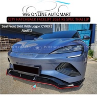 BYD SEAL 2024 Cyrix BODYKIT WITH SPOILER GLOSSY BLACK FRONT REAR LEFT RIGHT ABS Material