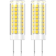 2 Pack - G8 GY8.6 LED Light Bulbs Dimmable 7W Equivalent to G8 Halogen Bulb 75W-80W 730LM, GY8.6 /G8