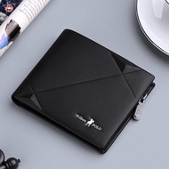 HN8 Genuine Emperor Paul Men's Wallet 2021 new Style Genuine leather ultra-thin soft Wallet Multi-Ca