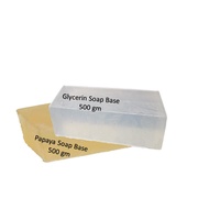 Papaya (500 gm) &amp; Glycerine Soap Base (500 gm), NO SLS/SLES, PARABENS FREE, DIY Handmade soap. Ready stock SG