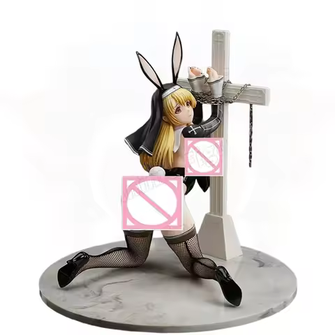MX NSFW High Quality Nun Amelia Bunny Girl 1/4 Take Off Clothes Models Anime Figures Toys Gifts