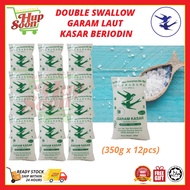 Garam Kasar Garam Laut Double Swallow Salt Sea Salt 350gx12pcs