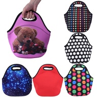 Waterproof Neoprene Lunch Bag Thermal Insulated Lunch Tote Bag for Women Kids Food Bag Tote Warmer L