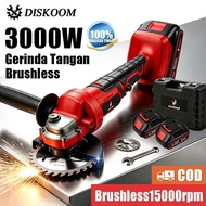MESIN Diskoom 4 Inch Brushless Battery Grinder 3000W Cordless Hand Battery Grinder angle Grinder Che