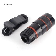 CEASIF6 Telephoto Phone Lens Portable 8X/12X for Travel Watching Games Photography Optical Zoom