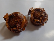 cepuk fiber cetakan mewah tempat pakan atau minum burung kenari cendet dll