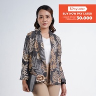 Blazer Batik Wanita Blazer Lengan Panjang Margaria Batik - Haira