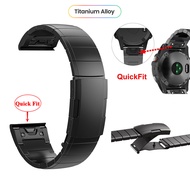 Garmin Fenix 3 HR 2 Quatix 7 Pro 7X 5 Strap Lightweight Titanium Alloy Quick Release 26mm 22mm