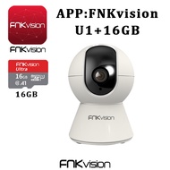 FNKvision  2.4G  กล้องวงจรปิด สัญญาณเตือนการติดตามมือถือ WiFI Full HD 5MP กล้องวงจร IP Camera กล้องวงจรปิดไร้สาย หมุนได้ 355 องศา พูดโต้ตอบได้ มีAIสัญญาณเตือนภัย