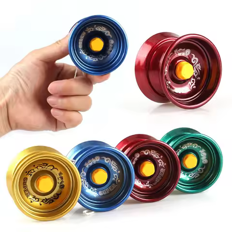 2Pcs Yoyo Responsive Metal Alloy Yo Yo String Trick Ball For Beginners Regalos Cumpleaños Niños Para