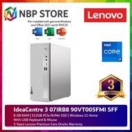 Lenovo IdeaCentre 3 07IRB8 90VT005FMI SFF Desktop PC Cloud Grey