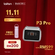 Laifen Electric Shaver P3 PRO | Skin Friendly | Compact Design | 12,000 Cuts/m | Travel Mode | 3-Min