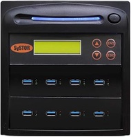 Systor 1 to 7 USB 3.0/3.1 Duplicator & Sanitizer 18GB/Min - Standalone Multiple Flash Memory Copier 