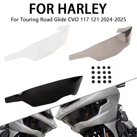 New Headlight Cover Protector Guard Fairing Fit For Harley CVO Road Glide ST 117 121 FLTRXSE 2023 - 