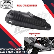 Heat Shield Cover Protector Carbon Fiber Exhaust R1200Gs R1250Gs R 1200 1250 Gs Ready