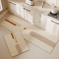 Non-washable PVC Leather Kitchen Runner Rug