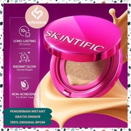 Skintific Cover Glow Perfect Cushion – Cushion Foundation Full Coverage Glowing