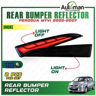 Rear Bumper Lamp Perodua Myvi 2005 - 2007 Reflector Brake Light LED DRL Signal Accessories