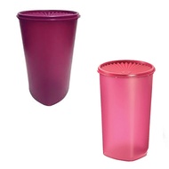 Tupperware Deco Canister / One Touch 3.8L Purple / Red / Orange - 1pc