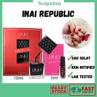 [ Halal Sah Solat ] Inai Kuku Republic HQ Original  Henna Peel Off Republik Nail Polish / Serum / Buffer / Neelofa Pakai