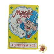 Vintage Magic Cards "4 Queens and Ace" Palengke Toy
