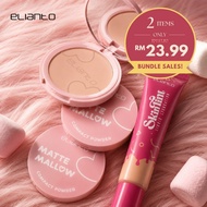 Elianto Skin Tint Liquid Foundation + Matte Mallow Compact Powder
