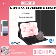 (CASE & KEYBOARD) Motopad 60 Lite Motopad 60 Neo Wireless Bluetooth Blutooth KEYBOARD KEYBOARD Flip 