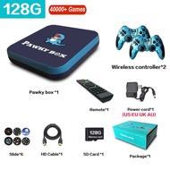 [50000 + เกม] คอนโซลเกมกล่อง Pawky สำหรับ TV HDMI พกพาได้2024 PSP บลูทูธ PS2 PS1วิดีโอเกม4K คอนโทรลเ