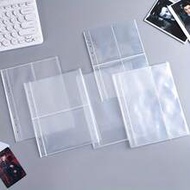 10pcs A5 Loose Leaf Binder Refill Inserts, Including 1-Slot, 2-Slot, 4-Slot Double-Sided Pocket Prot
