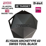 TARGET DART TOOL - LIMITED ELYSIAN ARCHETYPE 43 SWISS TOOL BLACK SWISS POINT KEY