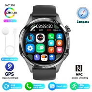 For HUAWEI GT5 Pro GPS NFC Smart Watch Men 360*360 AMOLED Screen Heart rate Bluetooth Call IP67 Wate