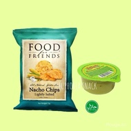 Nacho Chips & Guacamole/Cheese/Onion/Salsa Dip -Halal