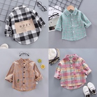 Baju luar baby fashion ins lengan panjang Anak Lelaki Perempuan Boy Girl kemeja