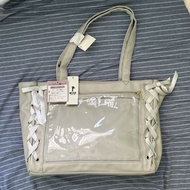 WEGO 絲帶痛 灰色皮款s碼 痛包 全新