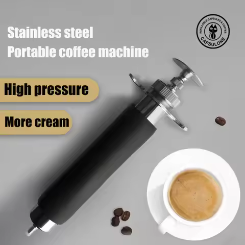 Manual coffee machine Hand press espresso machine household outdoor portable coffee maker machine/Ma