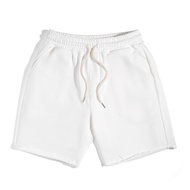 Quần Short Thun Cotton Nam Cao Cấp 3 Màu Xám Nhạt - Xám Trắng - Trắng BY COTTON