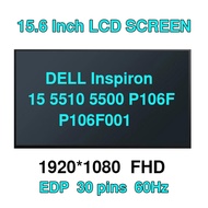 Replacement DELL Inspiron 15 5510 5500 P106F P106F001 Notebook LCD Screen