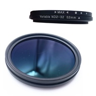 52mm Adjustable ND2-32 Filter 1-5 Stops Variable ND Filter for Camera Lens