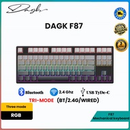 to ship! DAGK F87 F87Pro Wireless Gaming Keyboard Bluetooth RGB 3 Modes