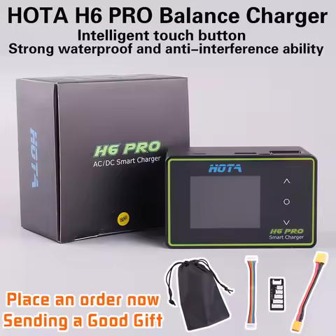 HOTA H6 Pro DUO AC 200W DC 700W 26A Battery Balance Charger for 1-6S 3s 4s Lipo Battery Parts